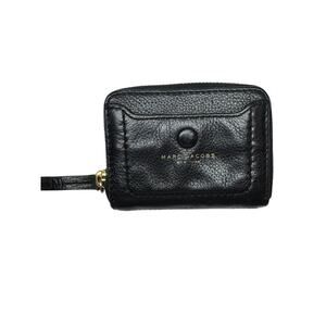 Marc Jacobs Empire City Mini Leather Zip Around Wallet Black